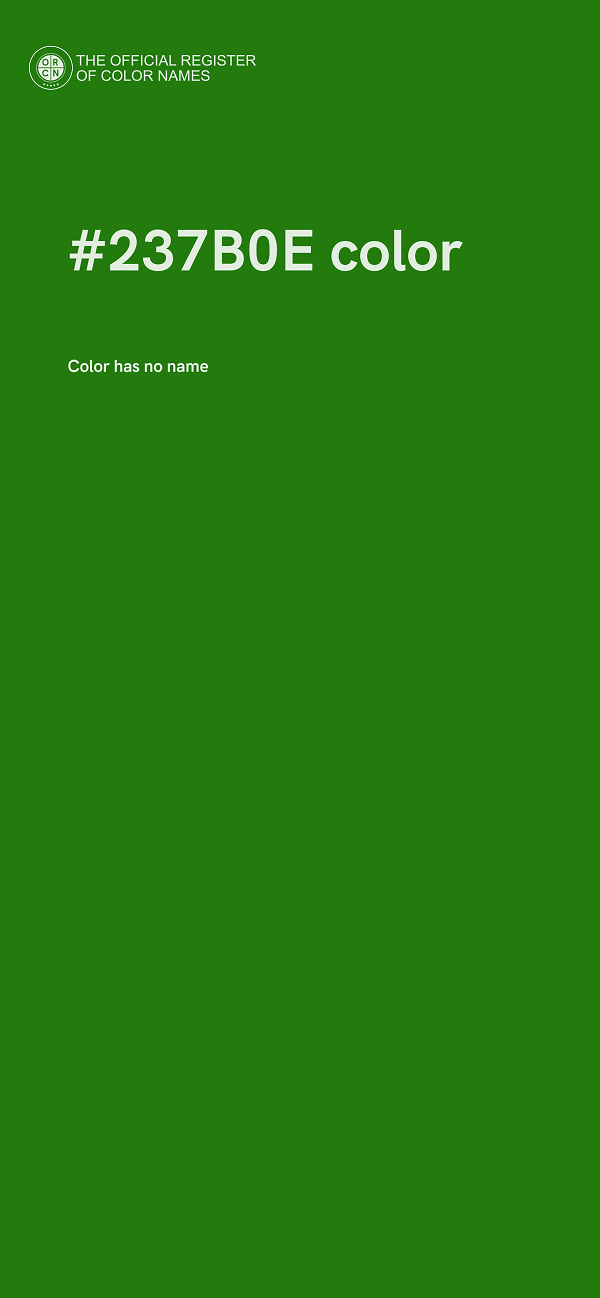 #237B0E color image