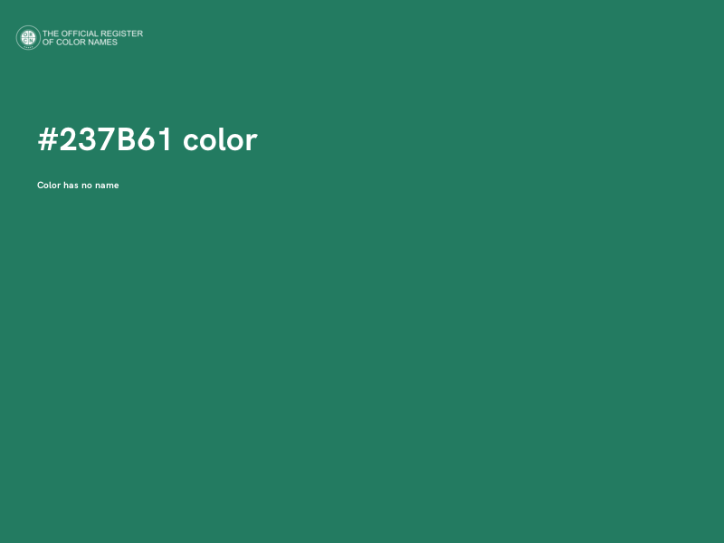 #237B61 color image
