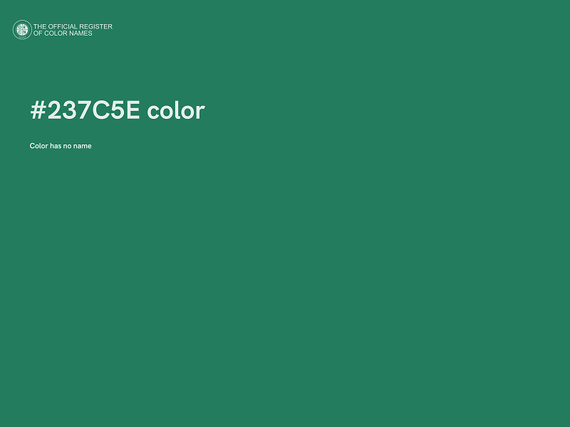 #237C5E color image