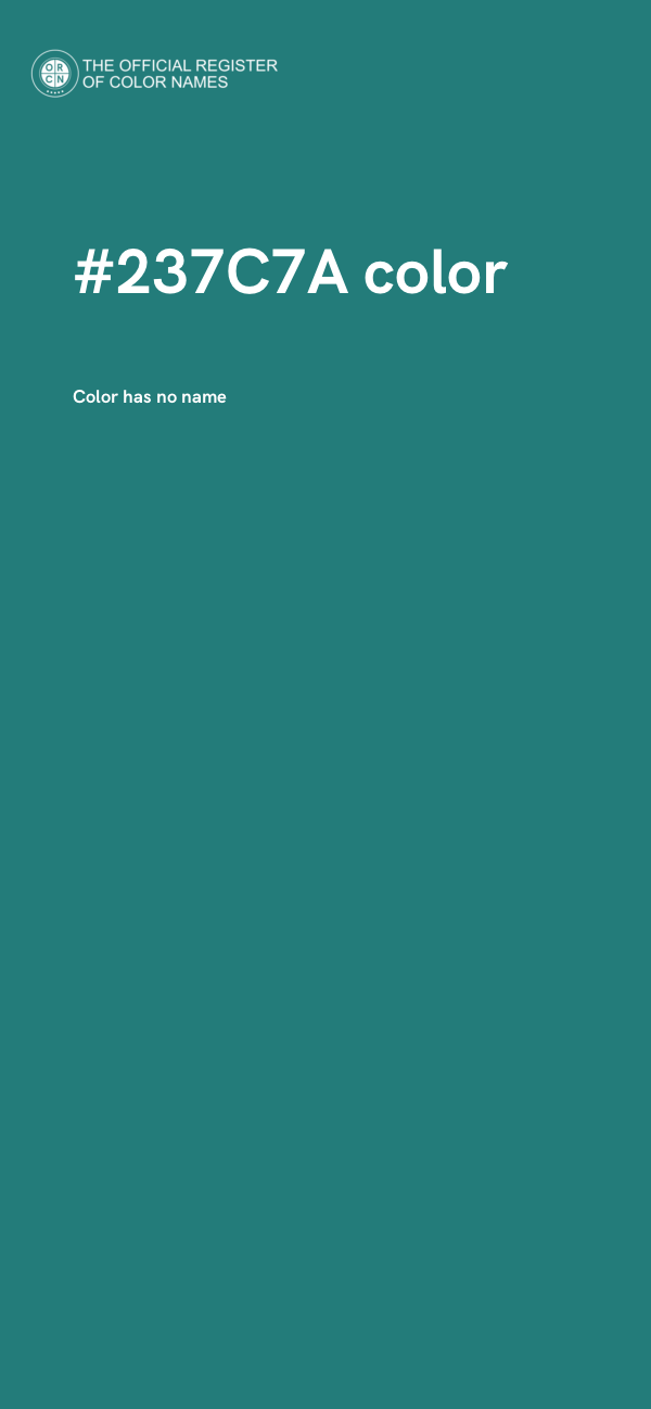#237C7A color image
