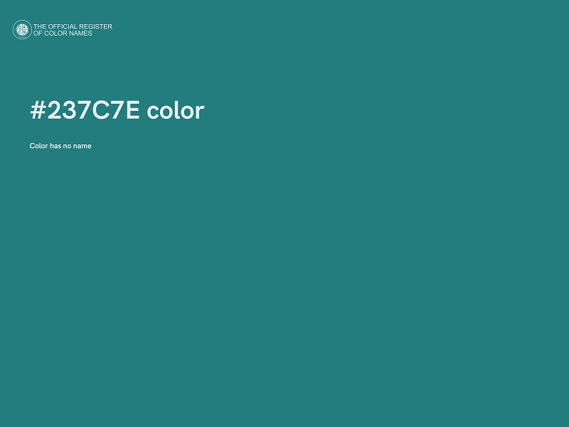 #237C7E color image