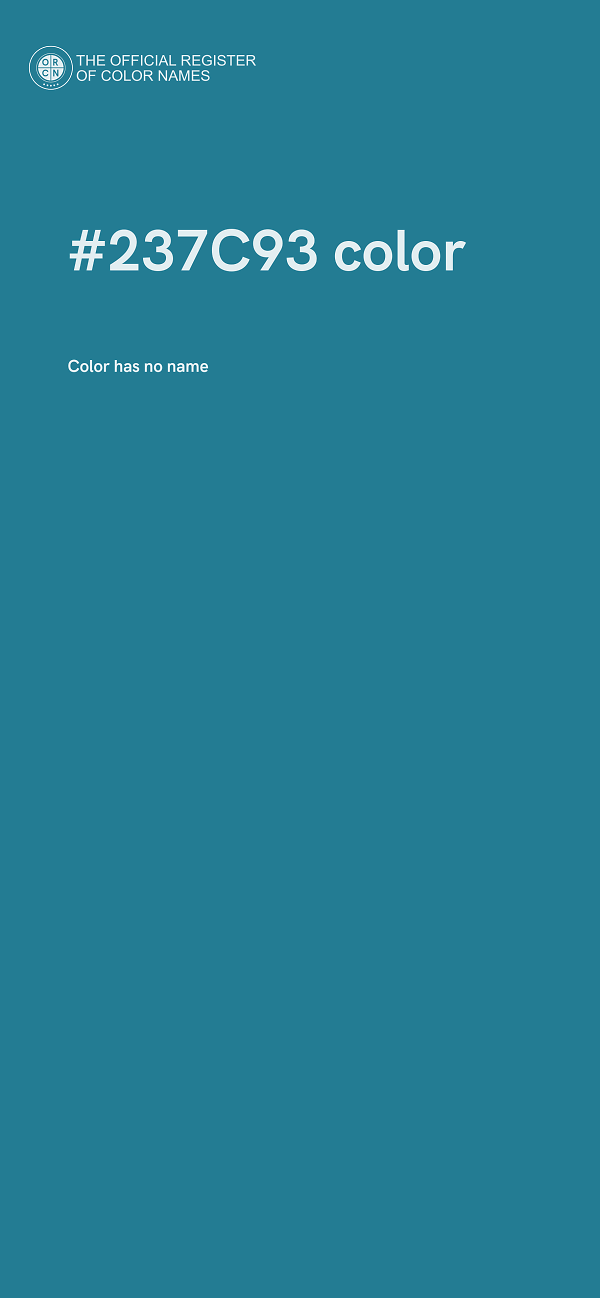 #237C93 color image