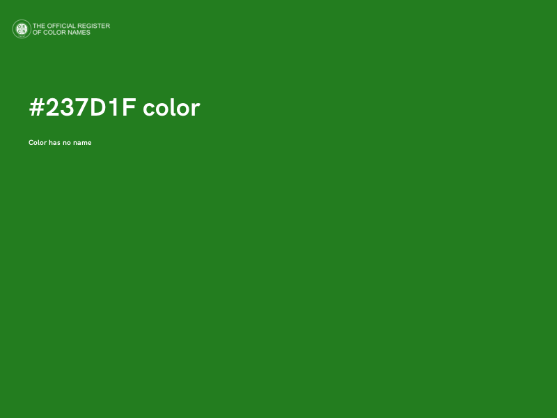 #237D1F color image
