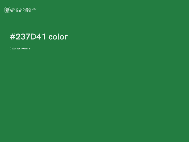 #237D41 color image