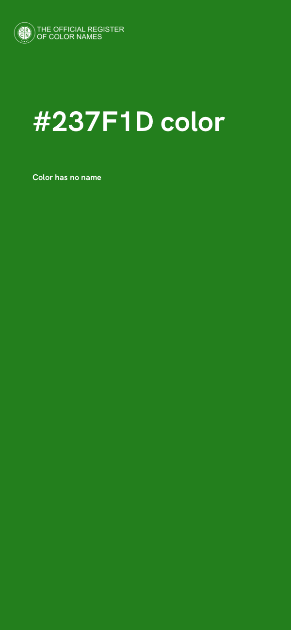 #237F1D color image
