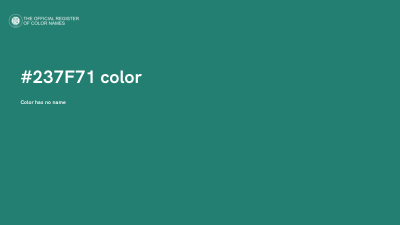 #237F71 color image