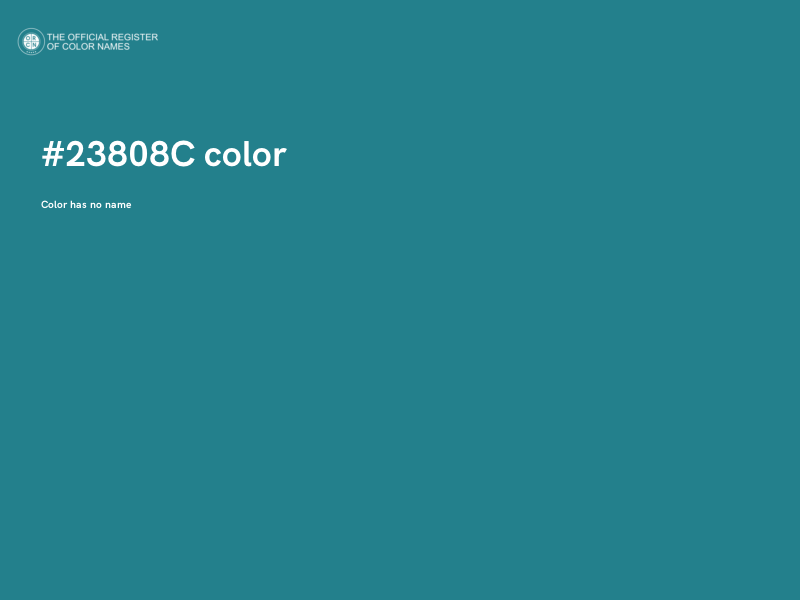 #23808C color image