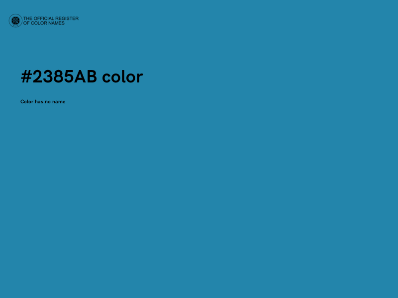 #2385AB color image