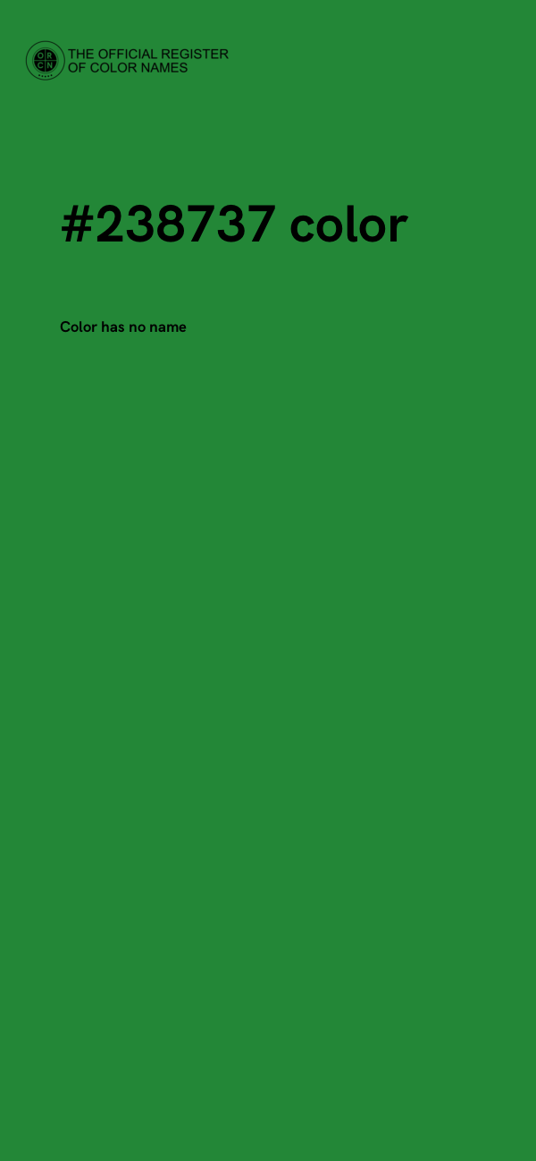 #238737 color image