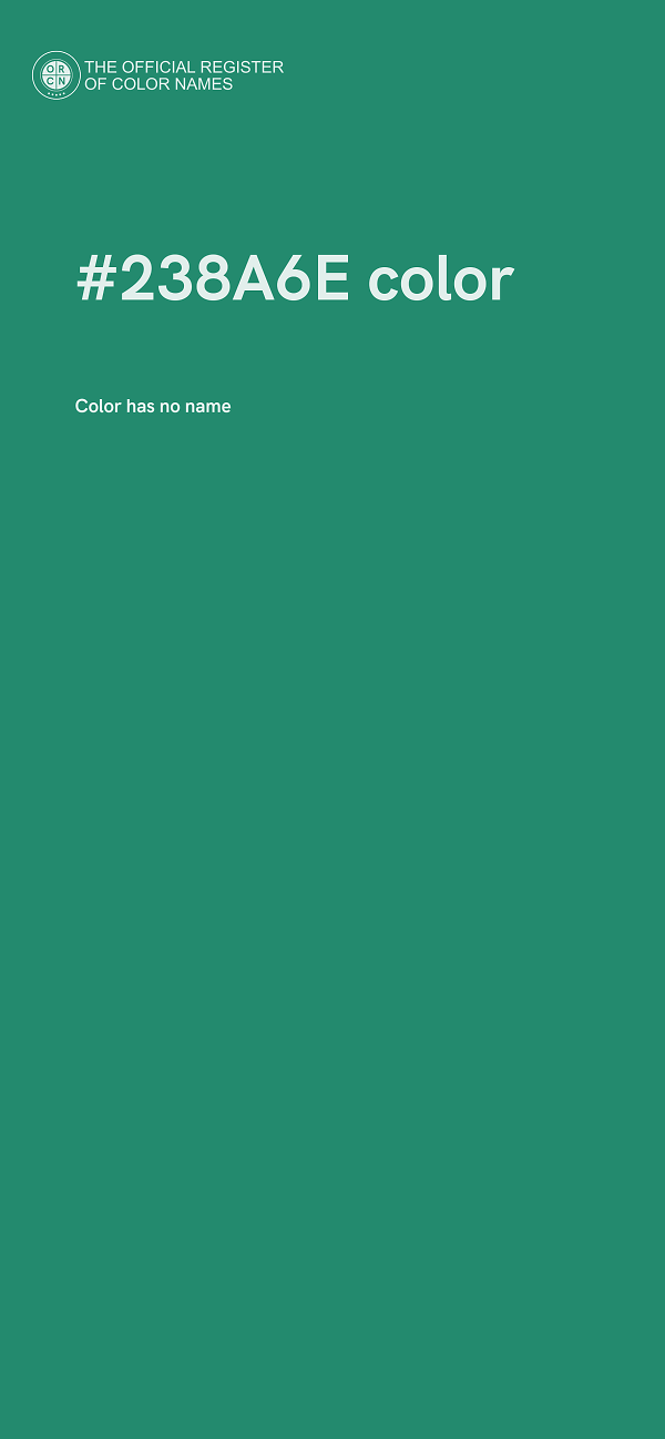 #238A6E color image
