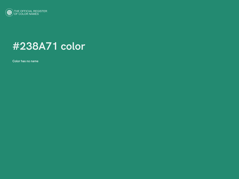 #238A71 color image