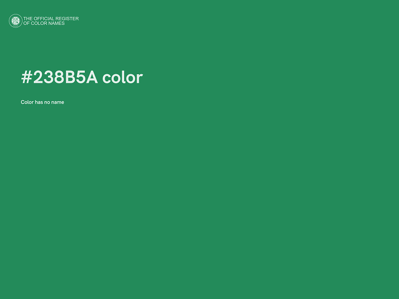 #238B5A color image