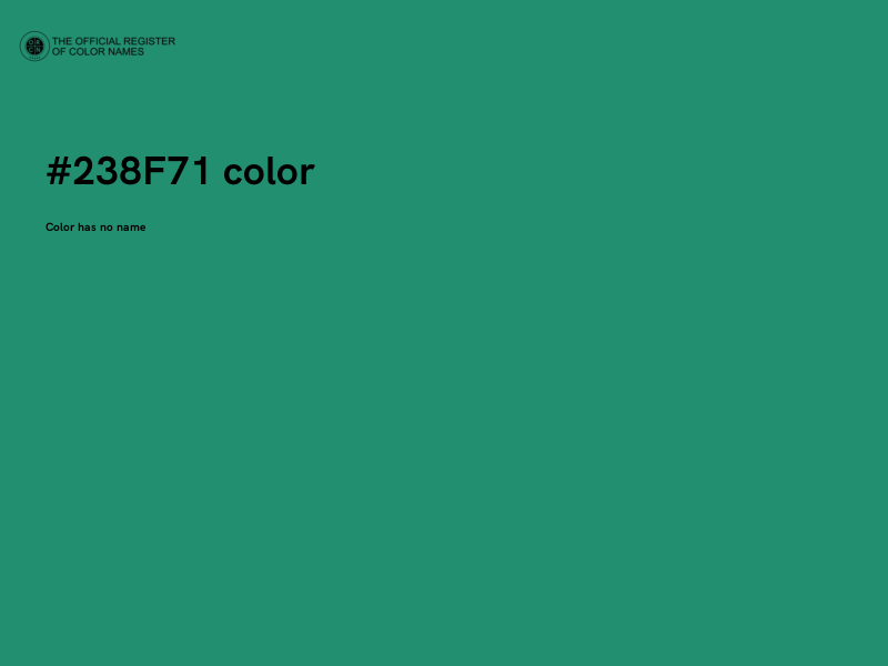#238F71 color image