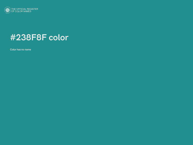 #238F8F color image