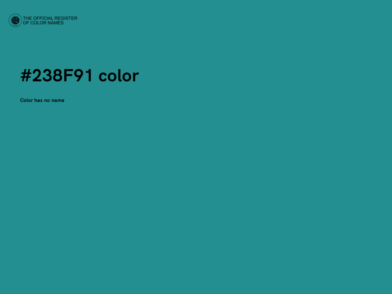 #238F91 color image