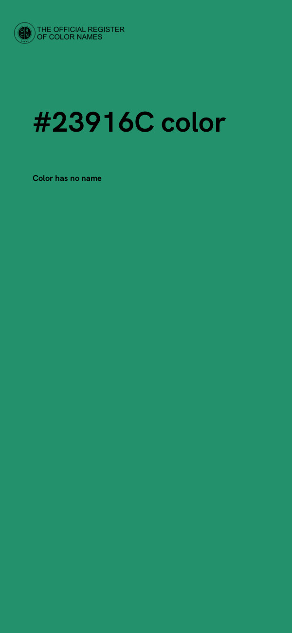 #23916C color image
