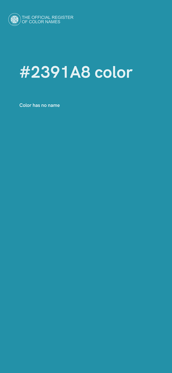 #2391A8 color image