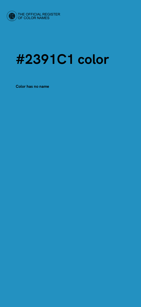 #2391C1 color image