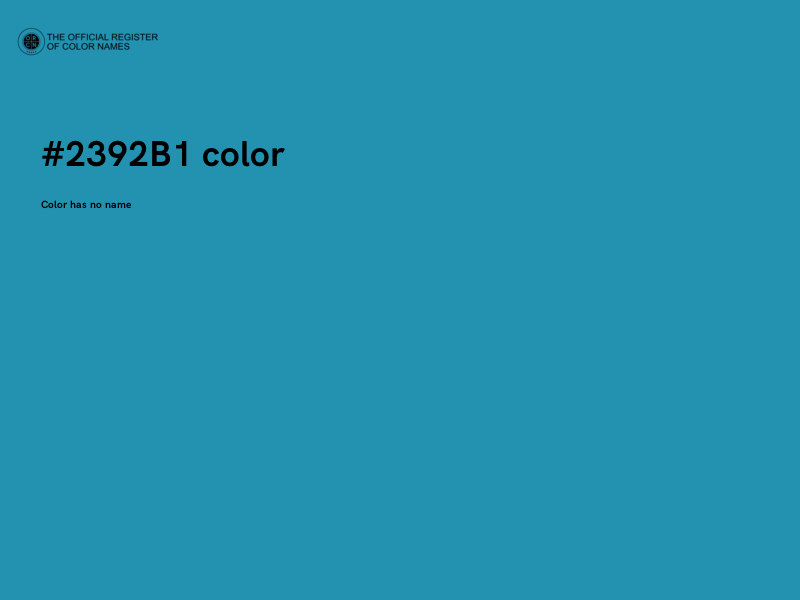 #2392B1 color image