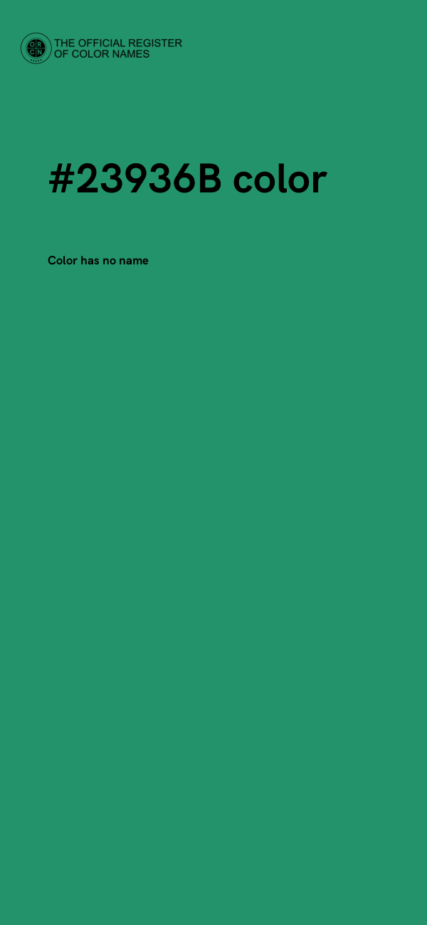 #23936B color image