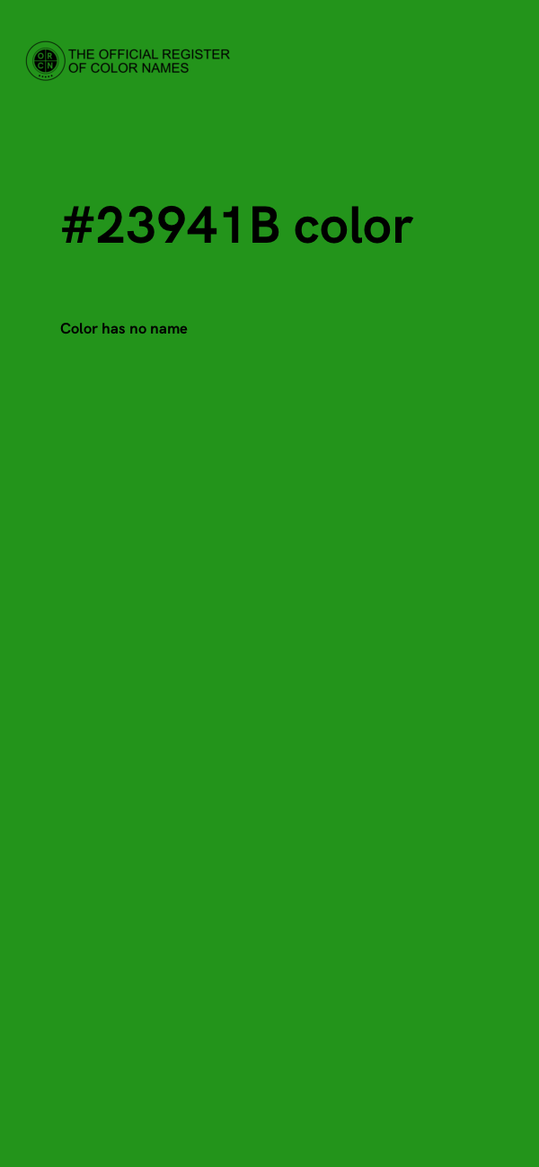 #23941B color image