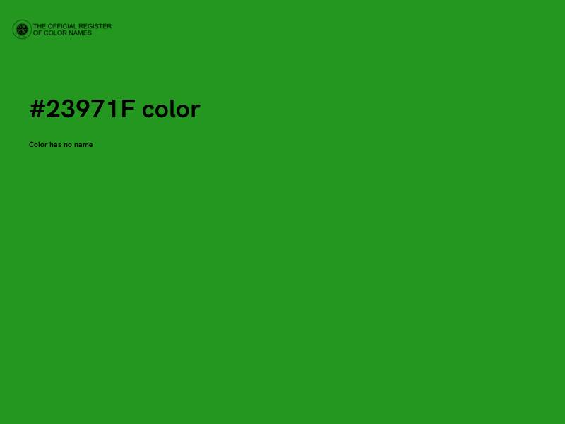 #23971F color image