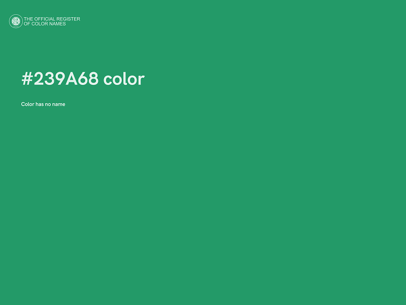 #239A68 color image