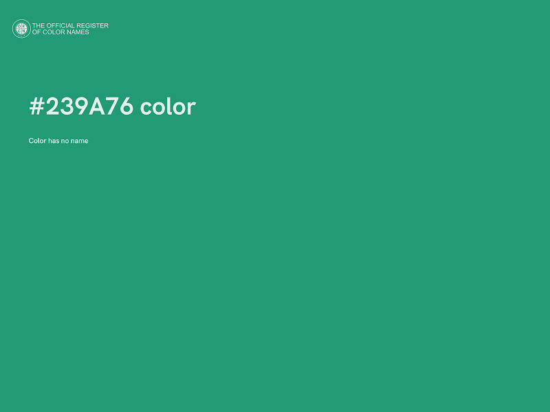#239A76 color image