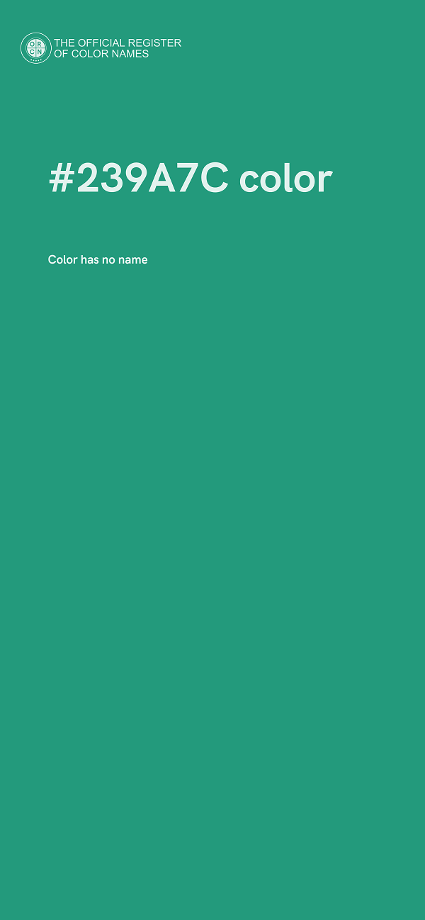 #239A7C color image