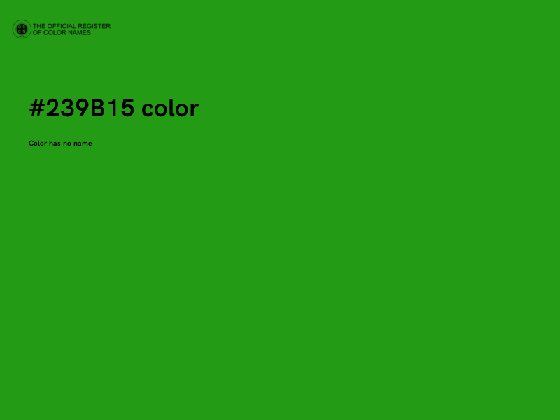 #239B15 color image