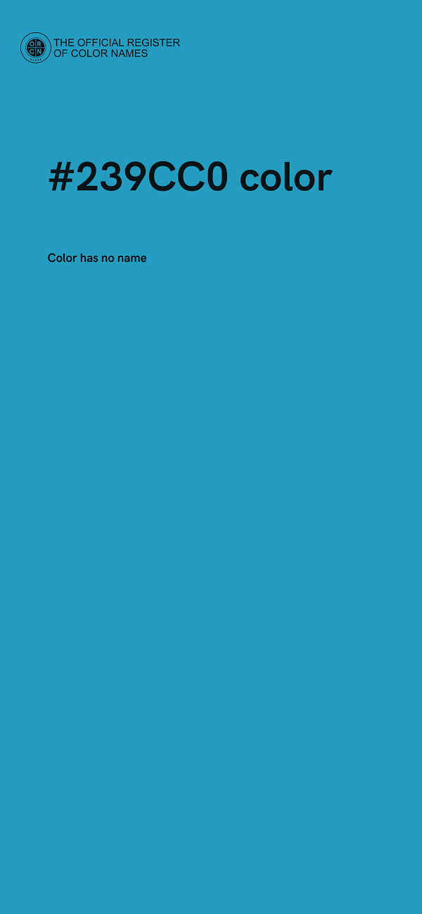 #239CC0 color image