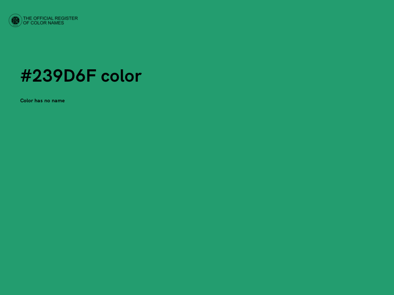 #239D6F color image