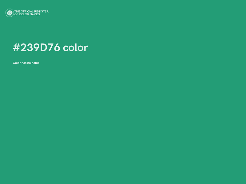 #239D76 color image