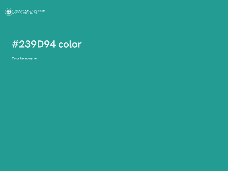 #239D94 color image