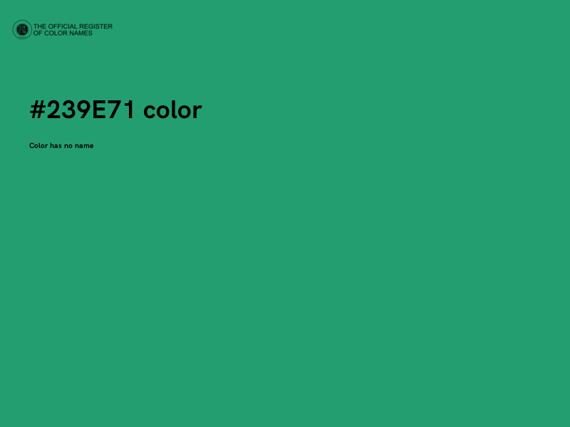 #239E71 color image