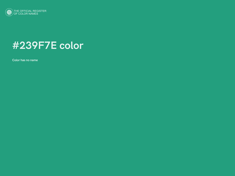 #239F7E color image