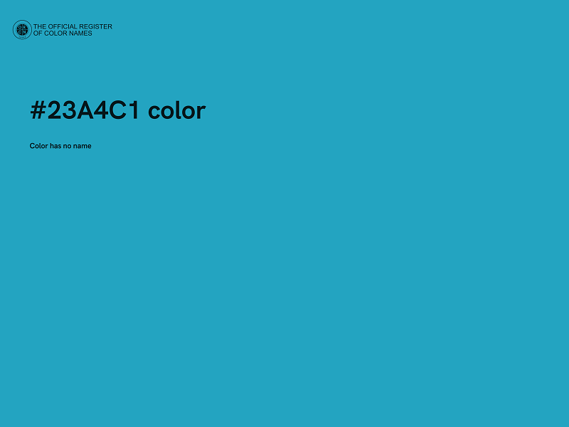 #23A4C1 color image