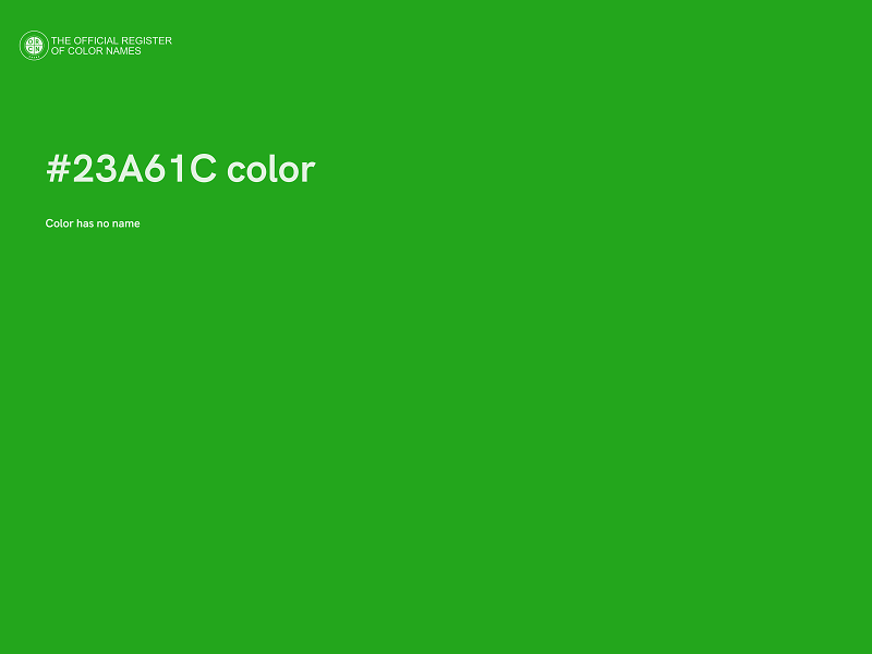 #23A61C color image