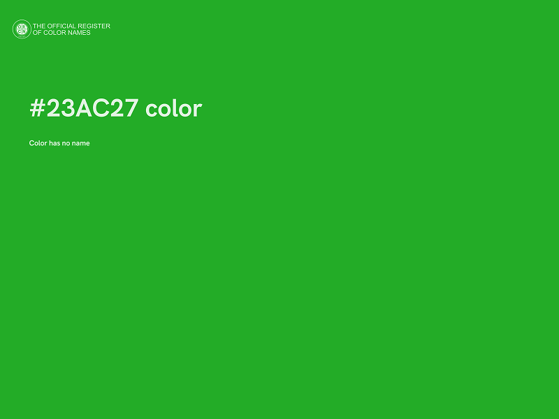 #23AC27 color image