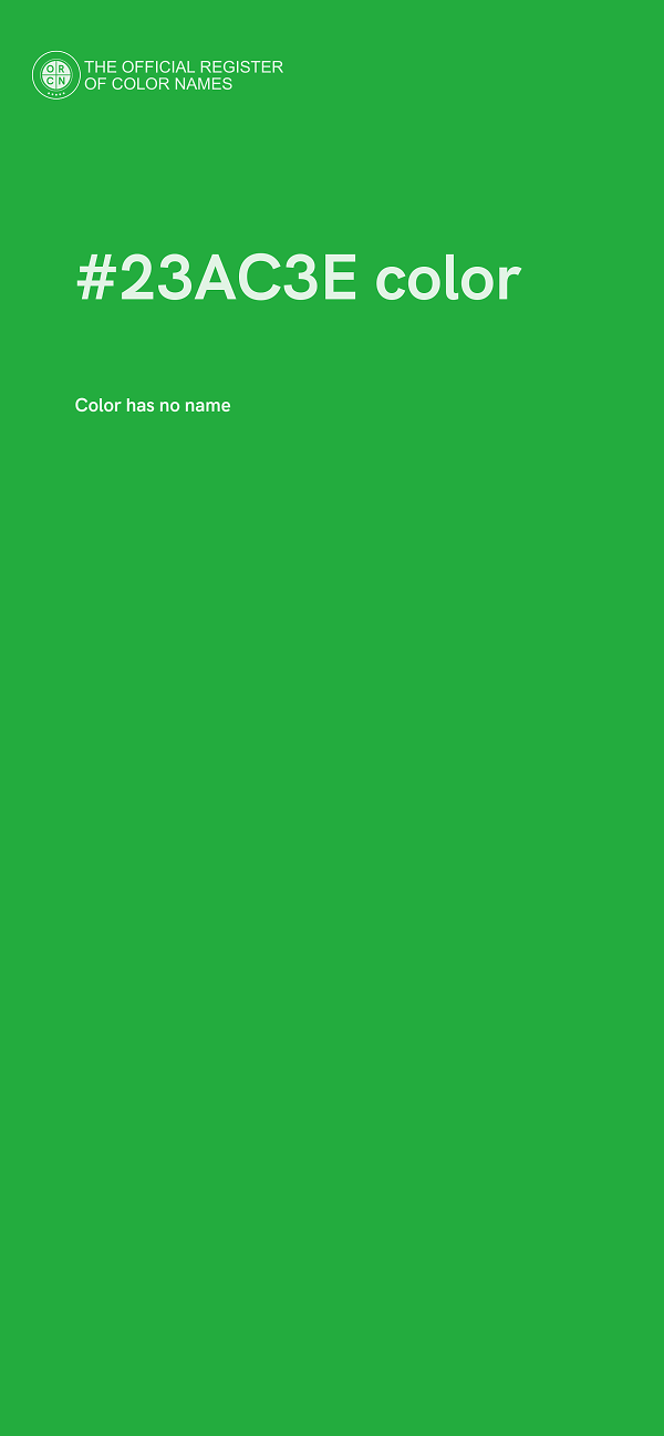 #23AC3E color image