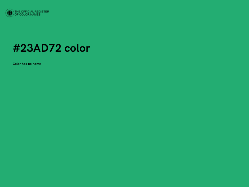 #23AD72 color image