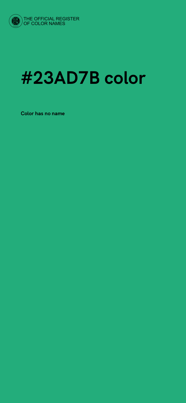 #23AD7B color image