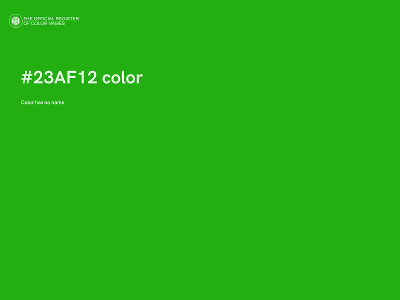 #23AF12 color image