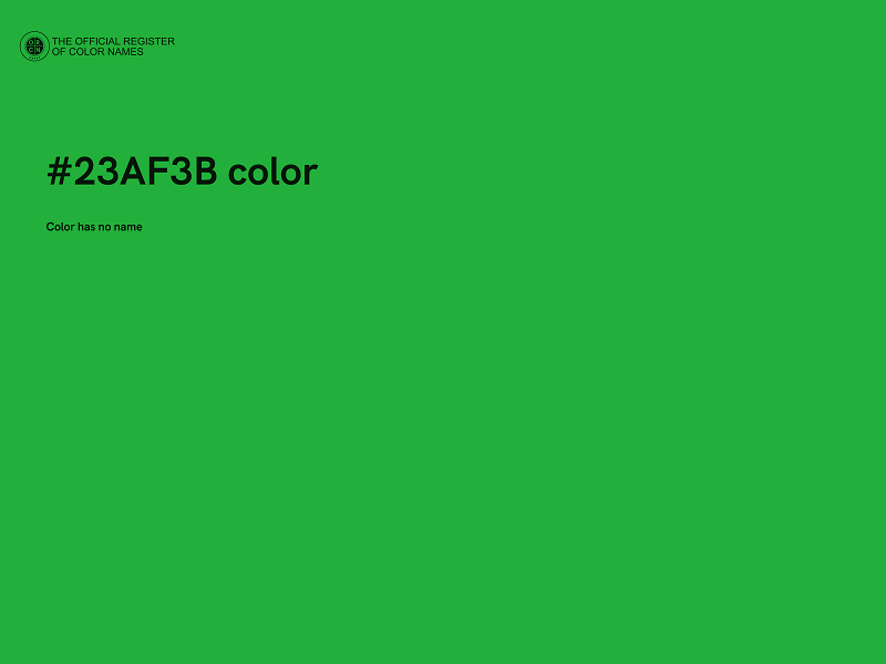 #23AF3B color image