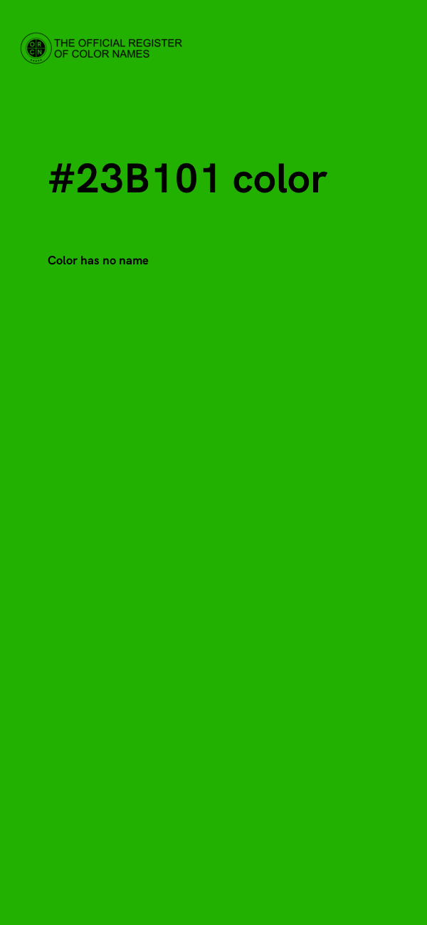 #23B101 color image