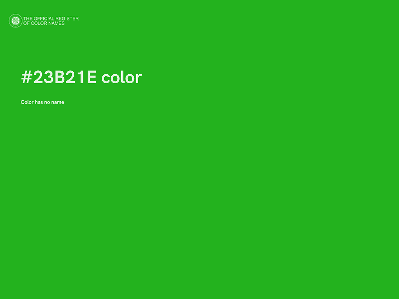 #23B21E color image