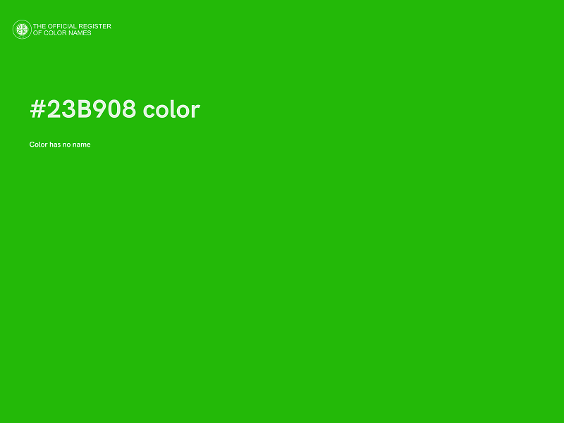 #23B908 color image