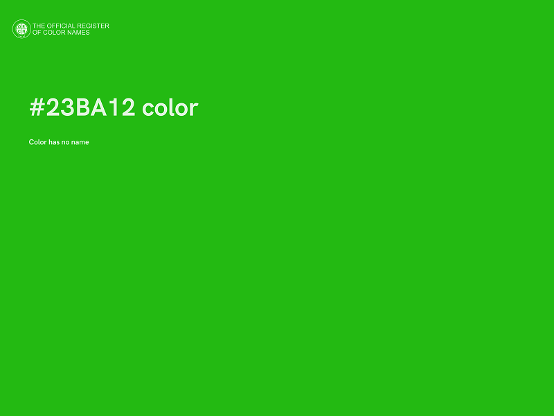 #23BA12 color image