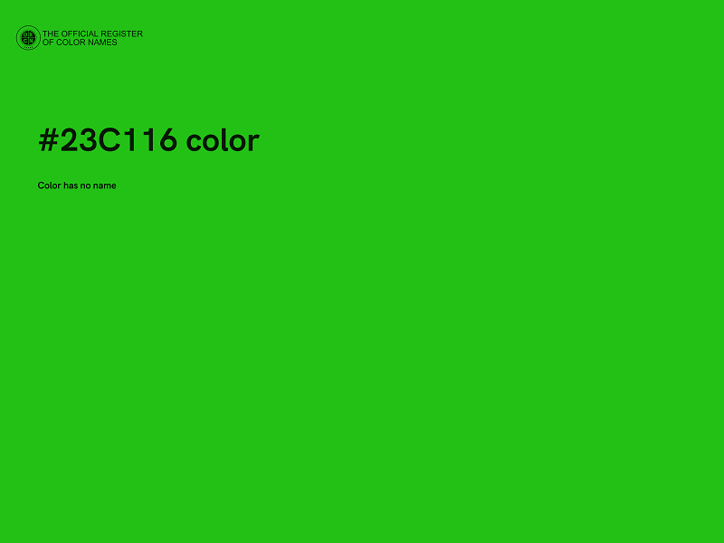 #23C116 color image