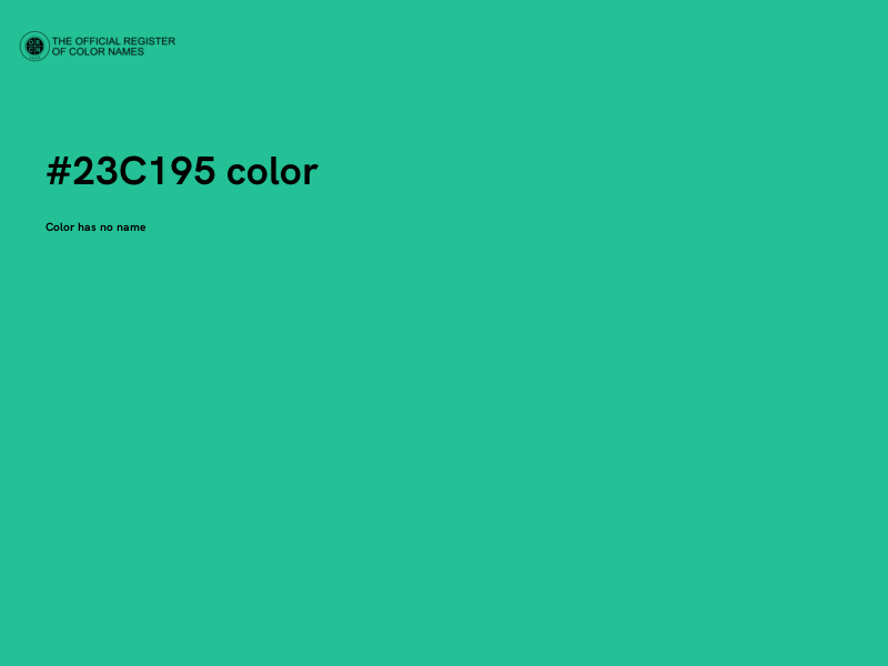 #23C195 color image